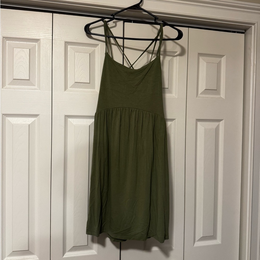 Green Strappy Dress